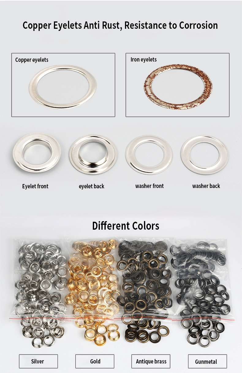 metal eyelets